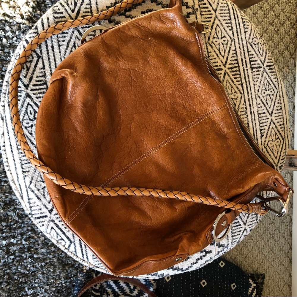 Etienne Aigner/ braided cord bag